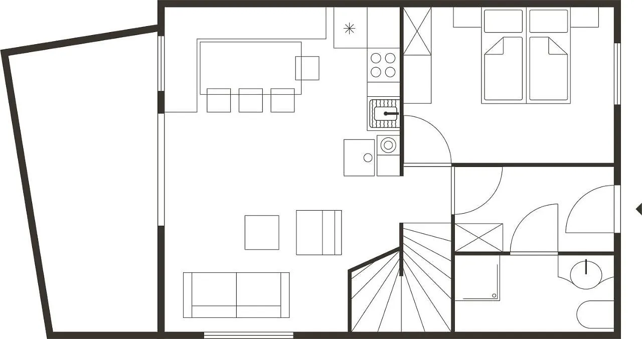 Apartmán Drei Hittn Saalbach 0*, Saalbach-Hinterglemm